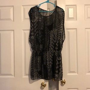 Express black mini dress